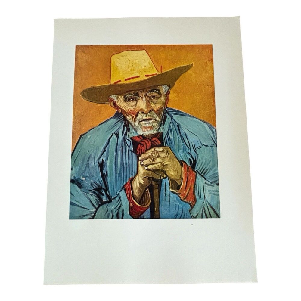 Vincent Van Gogh Portrait Of Patience Escalier Peasant Art Print Wall Decor 1952